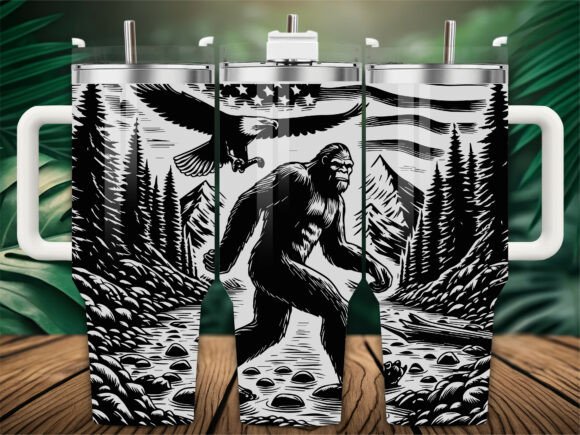 Bigfoot Forest Tumbler Wrap: Graphics & Crafts Review