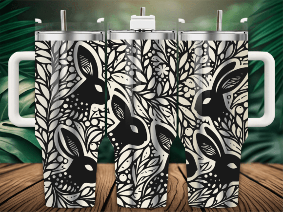 Bunny Rabbit Pattern for Graphics and Crafts