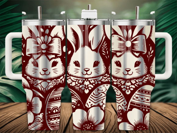 Easter Bunny Eggs Tumbler Wrap Graphics Review