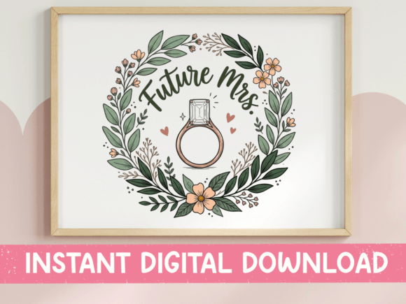 Future Mrs Floral Wreath: T-Shirt Graphics Review