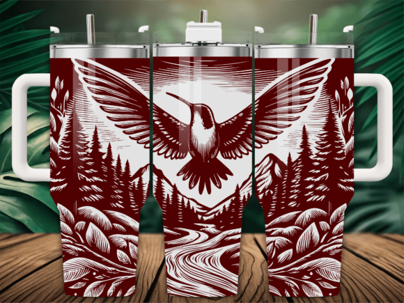 Mountain Lake Hummingbird: Graphics & Crafts for Branding