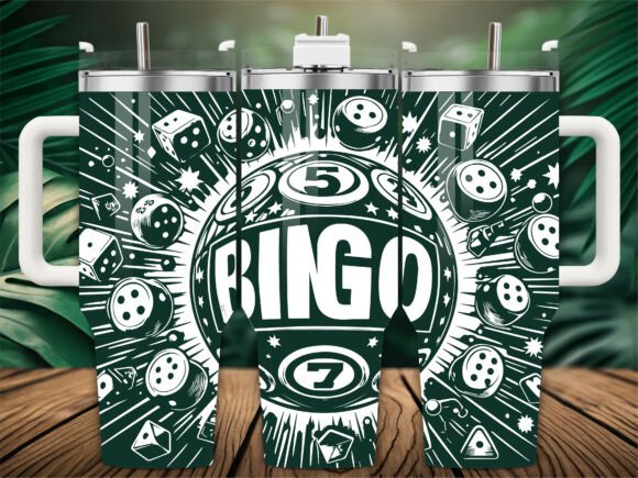 Retro Bingo Luck Dice: Graphics & Crafts