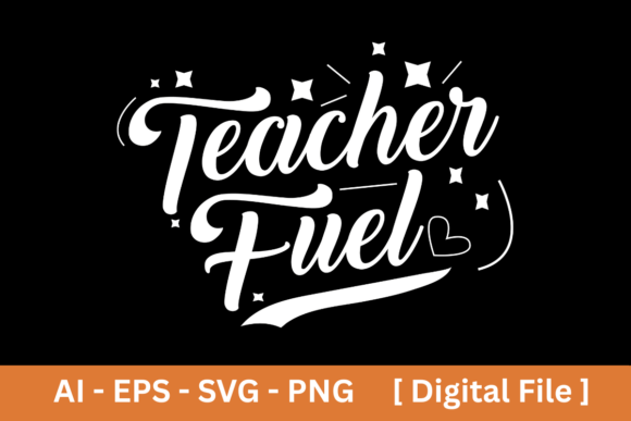 Retro Groovy Teacher Fuel Graphics for T-Shirt Designs