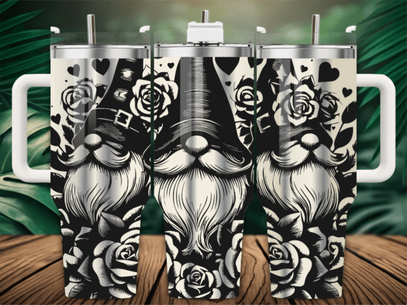 Valentines Gnome Roses Laser Tumbler Graphics Review
