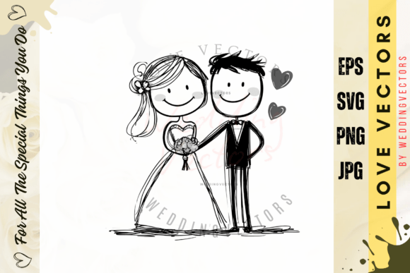 Weddingvectors 22001068: Romantic Illustrations & Graphics