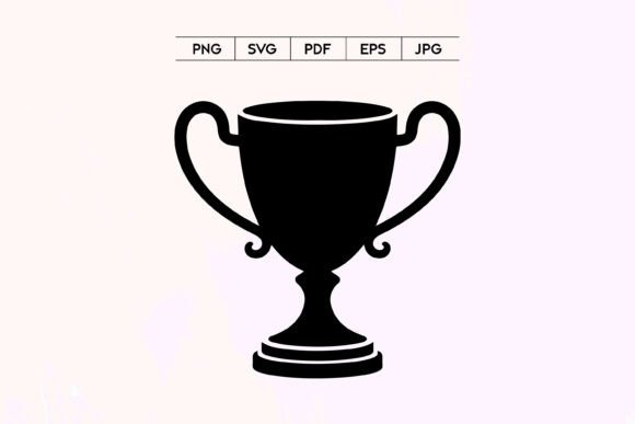 Winner Trophy Cup Silhouette: Graphics & Illustrations